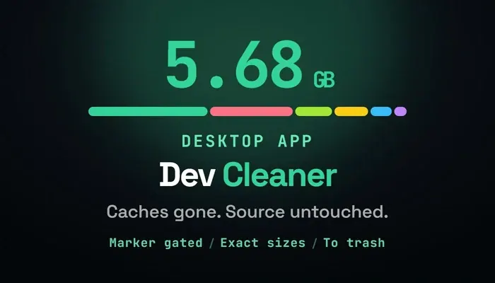 Screenshot of Dev Cleaner