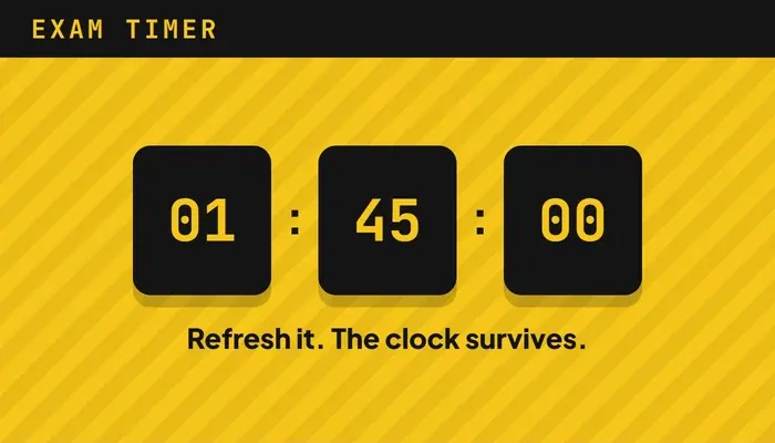 Screenshot of Exam Timer