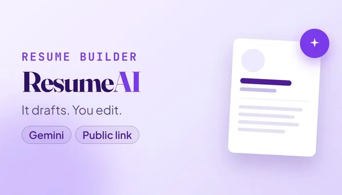 Screenshot of ResumeAI