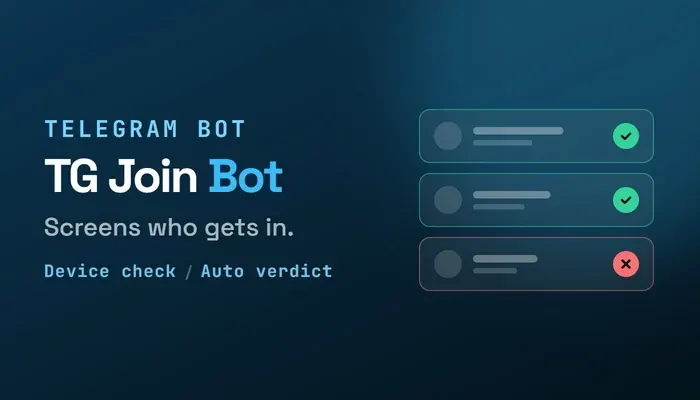 Screenshot of TG Join Bot